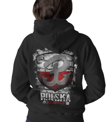 Damska bluza z kapturem POLSKA WALCZĄCA